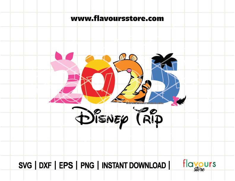 2025 Winnie The Pooh SVG Cut File