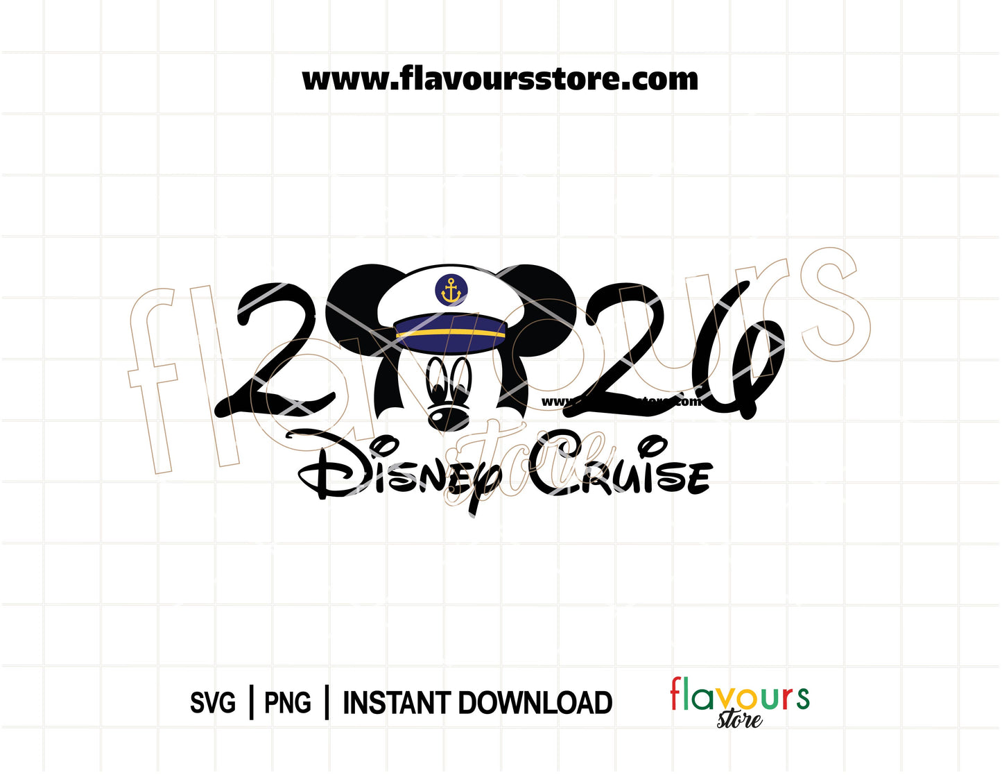 Captain Mickey Disney Cruise 2026 SVG for family matching cruise shirts for Cricut and sublimation
