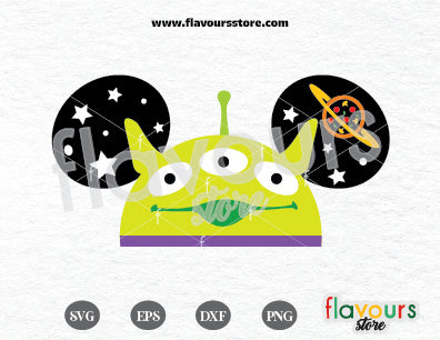 Alien Hat Ears, Toy Story SVG File