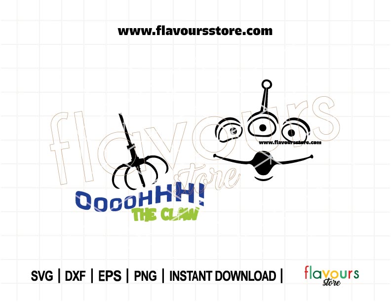 Oh The Claw Svg | Toy Story Svg | Pizza Planet Svg | Alien Svg | Toy Story Svg | Funny Quote Svg | Cut Files For Cricut | Sihouette
