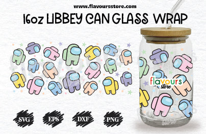 Among Us, Game Play SVG, Funny Among Us SVG, 16oz Libbey Can Cup Wrap, Libbey Wrap Svg