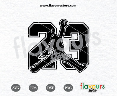 Jordan 23, Basketball SVG, Jordan Svg, Jumpman Air Files for Cricut
