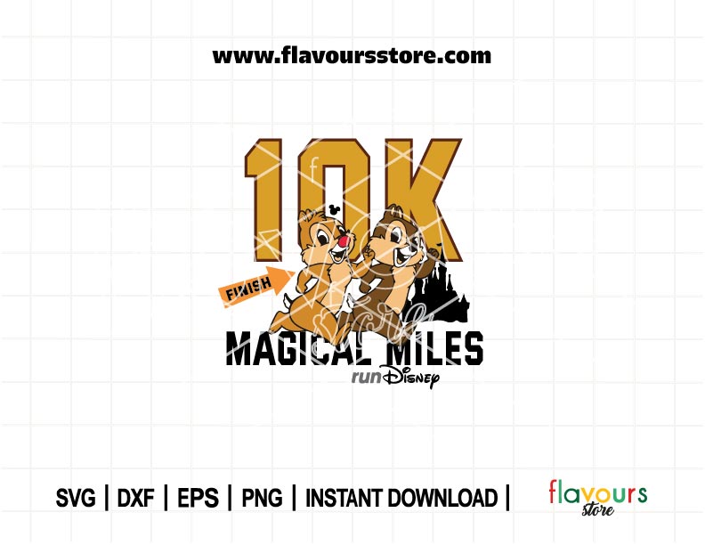 Chip and Dale SVG, Running Svg, Marathon Race, Rescue Rangers, Half Marathon Run Sublimation Design, Cut File for Cricut & Silhouette