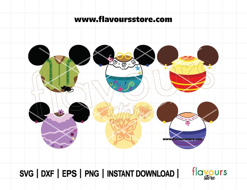 Encanto SVG Bundle | Disney SVG Files for Cricut & Silhouette | Mirabel Madrigal Clipart | Digital Download