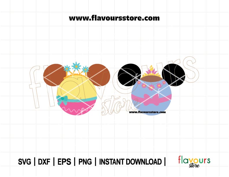 Fancy Mouse Ears Bundle SVG | Nancy Svg | Hello Svg | Fancy Every Day Svg | Nancy Crown | Cut File For Cricut SVG