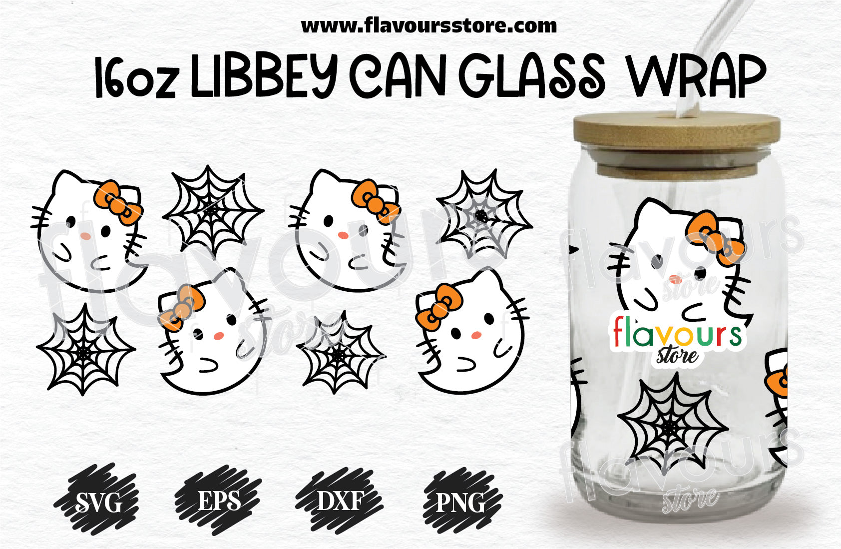 16oz Libbey Glass - Hello Pumpkin – Print Paper and Co