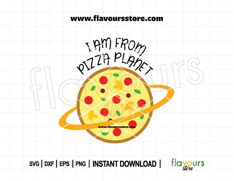 I Am From Pizza Planet SVG | Toy Story Alien Design for Cricut and Silhouette – Instant Download