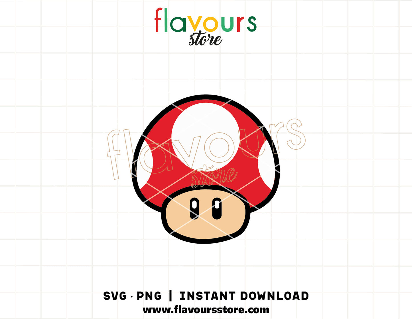 retro gaming mushroom svg cartoon icon cricut cut file shirt design