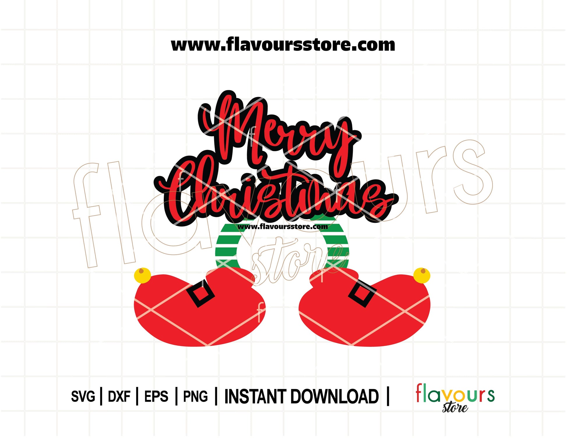 Mickey Elf SVG with festive Christmas hat – Disney-inspired Merry Christmas design for Cricut and Silhouette holiday projects like shirts, mugs, and decor.
