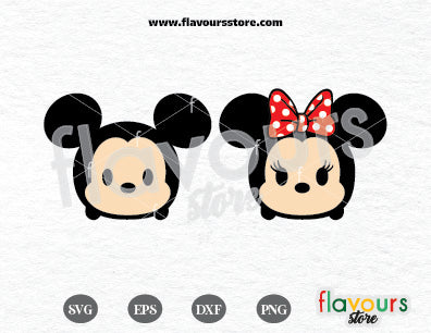 mickey et minnie silhouette