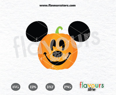 Mickey Pumpkin Ears, Disney Halloween, Pumpkins, SVG Cut File Cricut