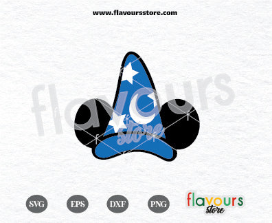 Mouse Sorcerer Hat Svg, Magical Mouse Hat Svg, Wizard Mouse Hat Svg, Family Trip Svg, Cut Files For Cricut Silhouette Vinyl Digital Printing