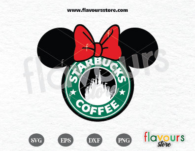 Disney Starbucks svg, Mickey Mouse Starbucks Minnie Mouse Starbucks Sv –  Main St Magic Shop