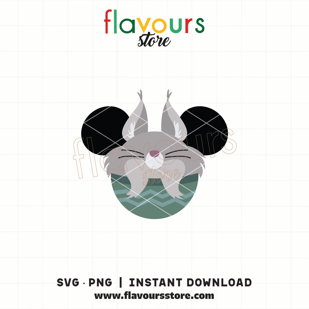 Pawbert Ears, Zootopia Mouse Ears SVG File