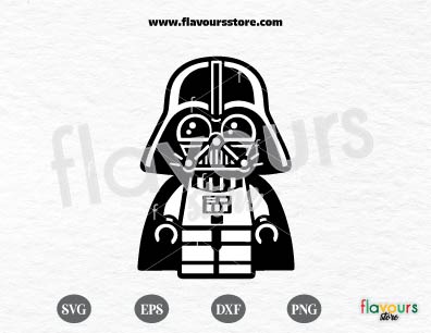 Dart Vader Lego Silhouette SVG Cut File, Lego Silhouette svg, svg file for Silhouette, Cricut svg, svg download