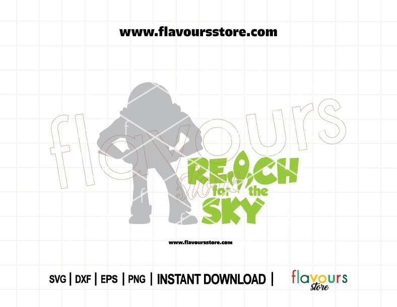 Buzz Lightyear silhouette SVG inspired by Toy Story, digital cut file for Cricut and Silhouette projects, instant download.