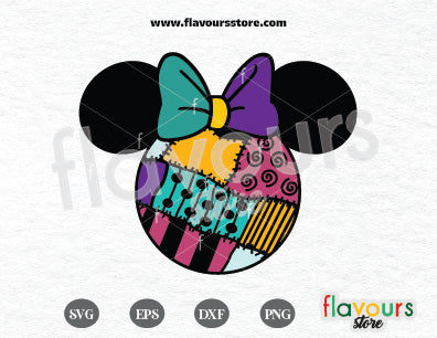 Sally Ears, Nightmare before Christmas SVG Cut File