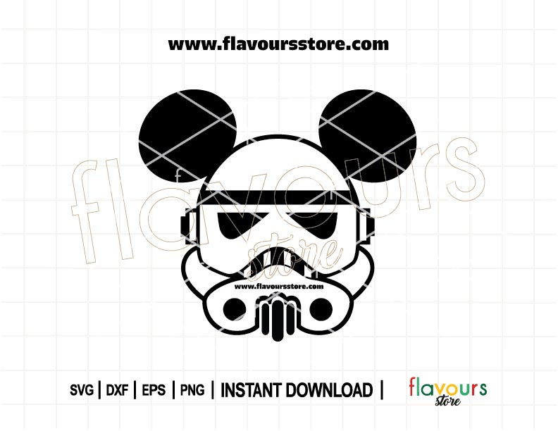 Stormtrooper ears SVG cut file | Star Wars Mickey ears design for Cricut and Silhouette | Disney trip shirts, Star Wars birthday crafts.