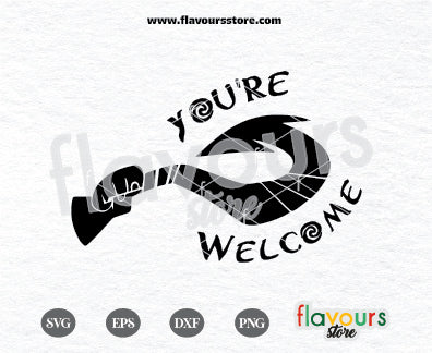 You Are Welcome, Maui Hook, Moana SVG Cut Files
