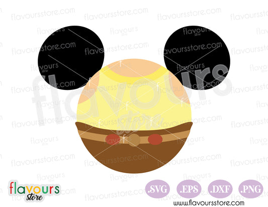 Alberto Mouse Head Ears SVG