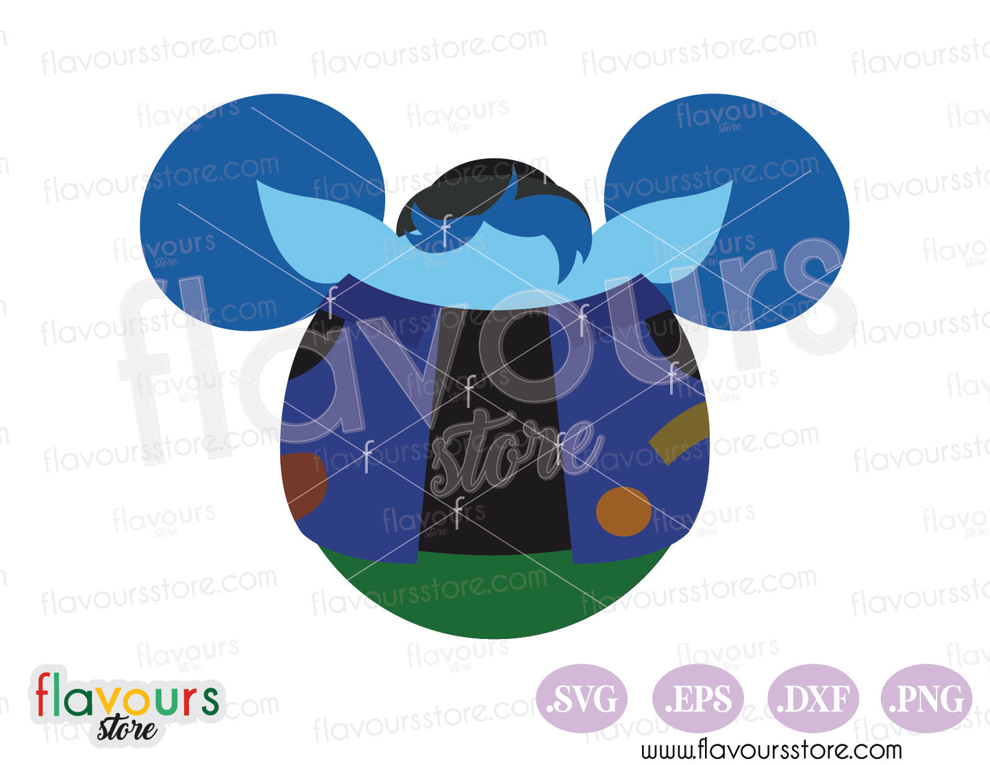 Barley Lightfoot Mickey Ears SVG
