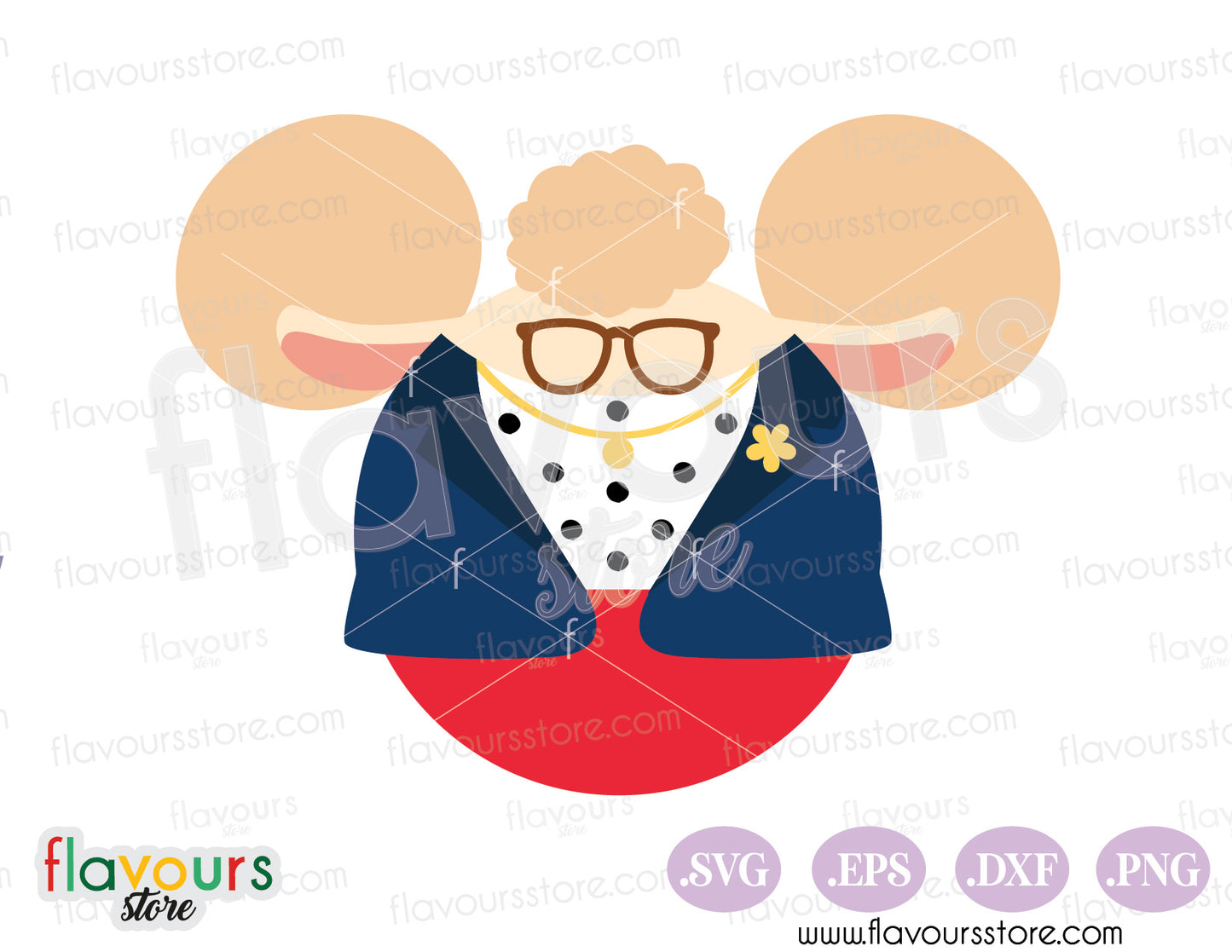 Bellwether Mickey Minnie Ears SVG