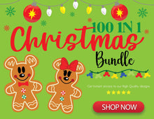 Load image into Gallery viewer, Mickey Minnie Christmas Bundle SVG FlavoursStore
