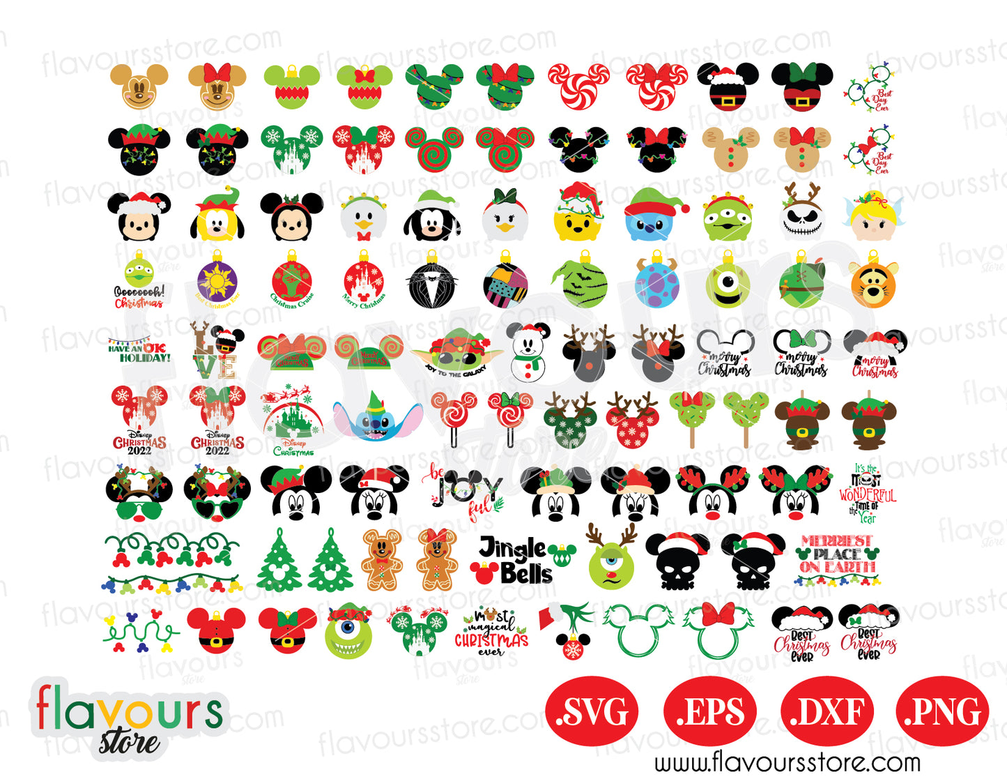 Christmas Disney Mega Bundle SVG