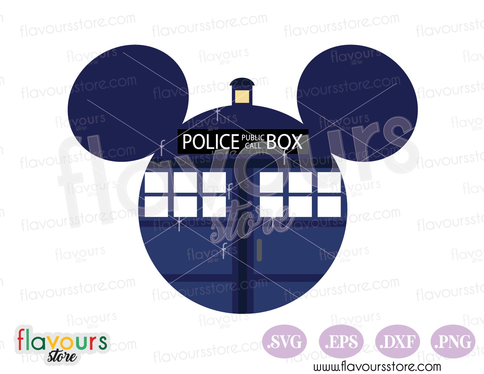 Dr Who Ears, TARDIS SVG Cut File – FlavoursStore