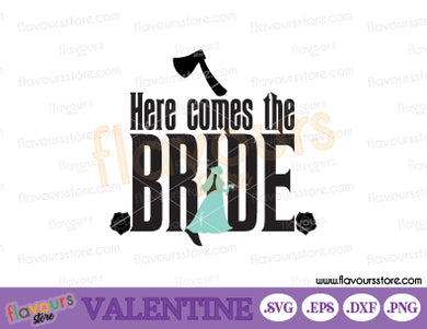 Here-Comes-The-Bride-SVG-Haunted-Mansion-Disney