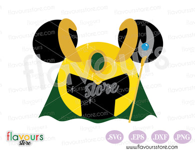 Loki Mouse Head Ears SVG