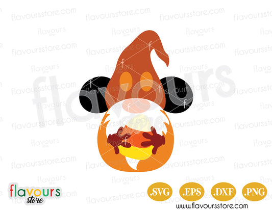 Mickey Gnome Fall SVG Vector