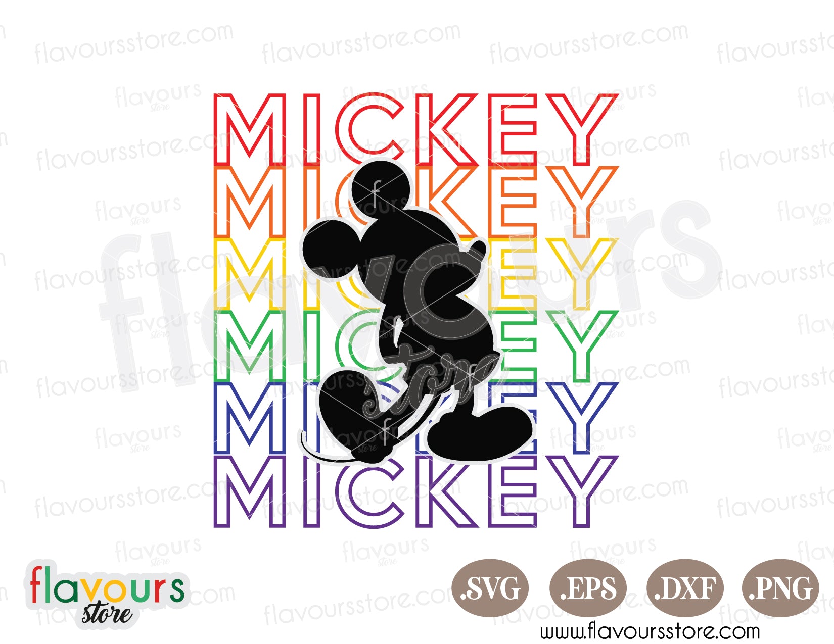 Disney LGBT Pride Mickey SVG, Funny Mouse LBGT SVG