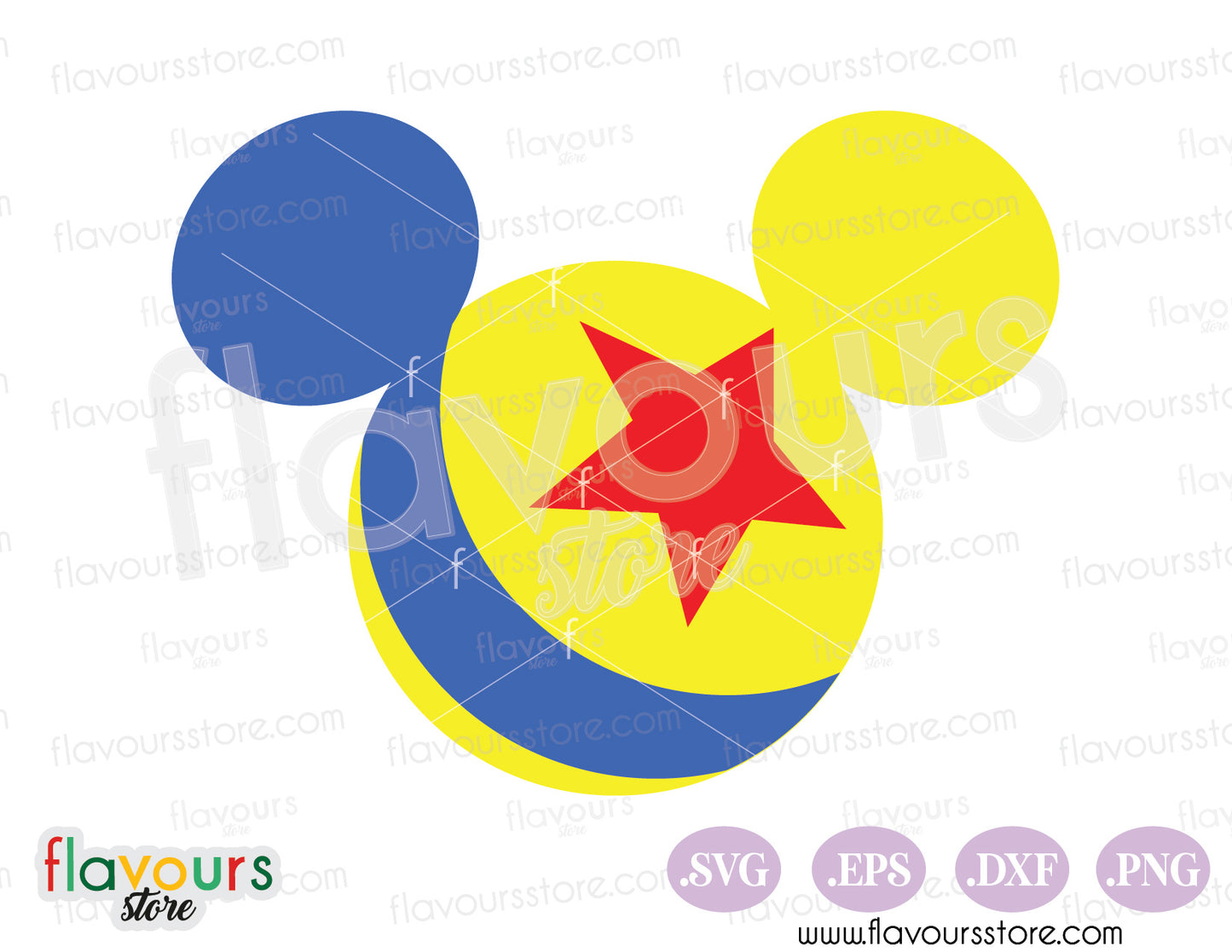 Pixar Ball Ears, Toy Story SVG Cut File