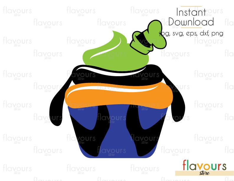 Goofy Cupcake - Disney - Cuttable Design Files (Svg, Eps, Dxf, Png, Jpg) For Silhouette and Cricut - FlavoursStore