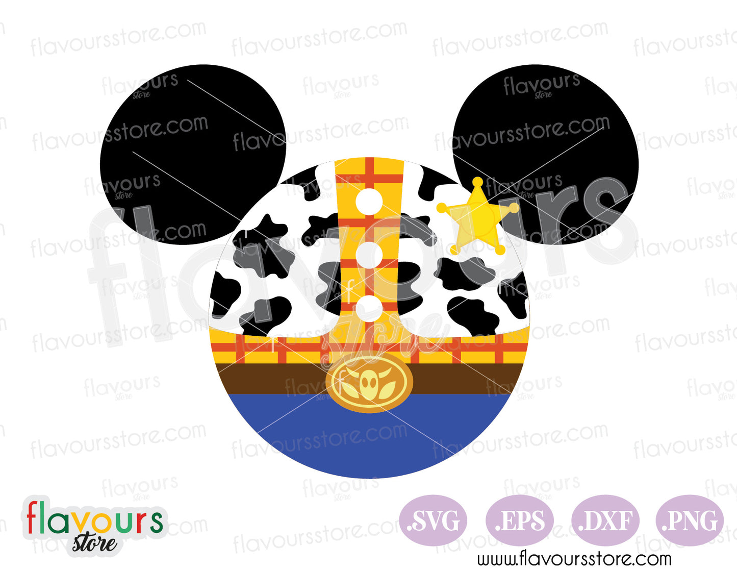 Woody Ears, Toy Story SVG File