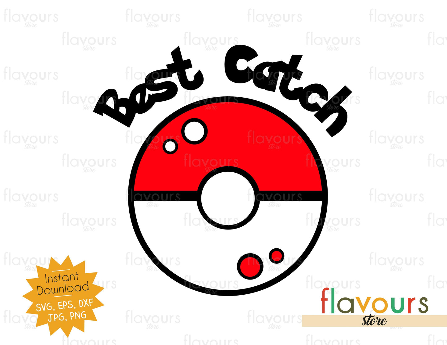 Best Catch Pokemon Ball - Instant Download - SVG Cut File - FlavoursStore