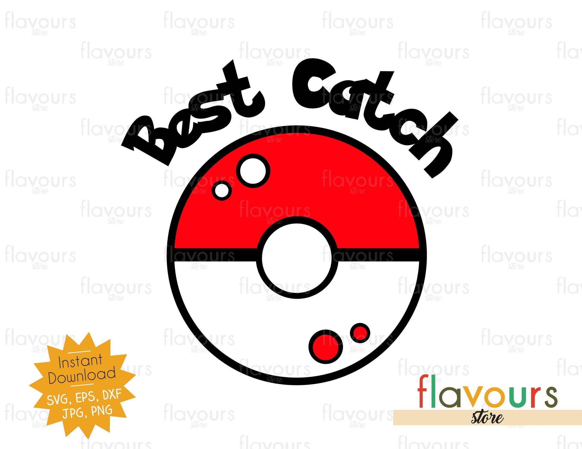 Best Catch Pokemon Ball - Instant Download - SVG Cut File - FlavoursStore