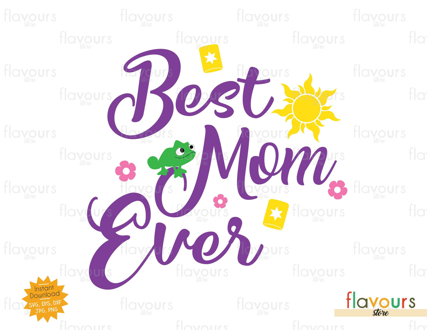 Best Mom Ever - SVG Cut File - FlavoursStore