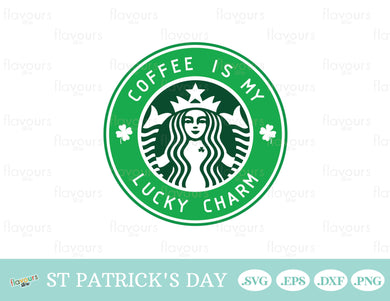 Coffee is my Lucky Charm - SVG Cut File - FlavoursStore