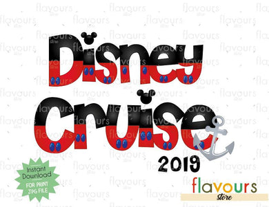 Disney Cruise 2019 - Cruise Trip - Digital Files Printables - FlavoursStore