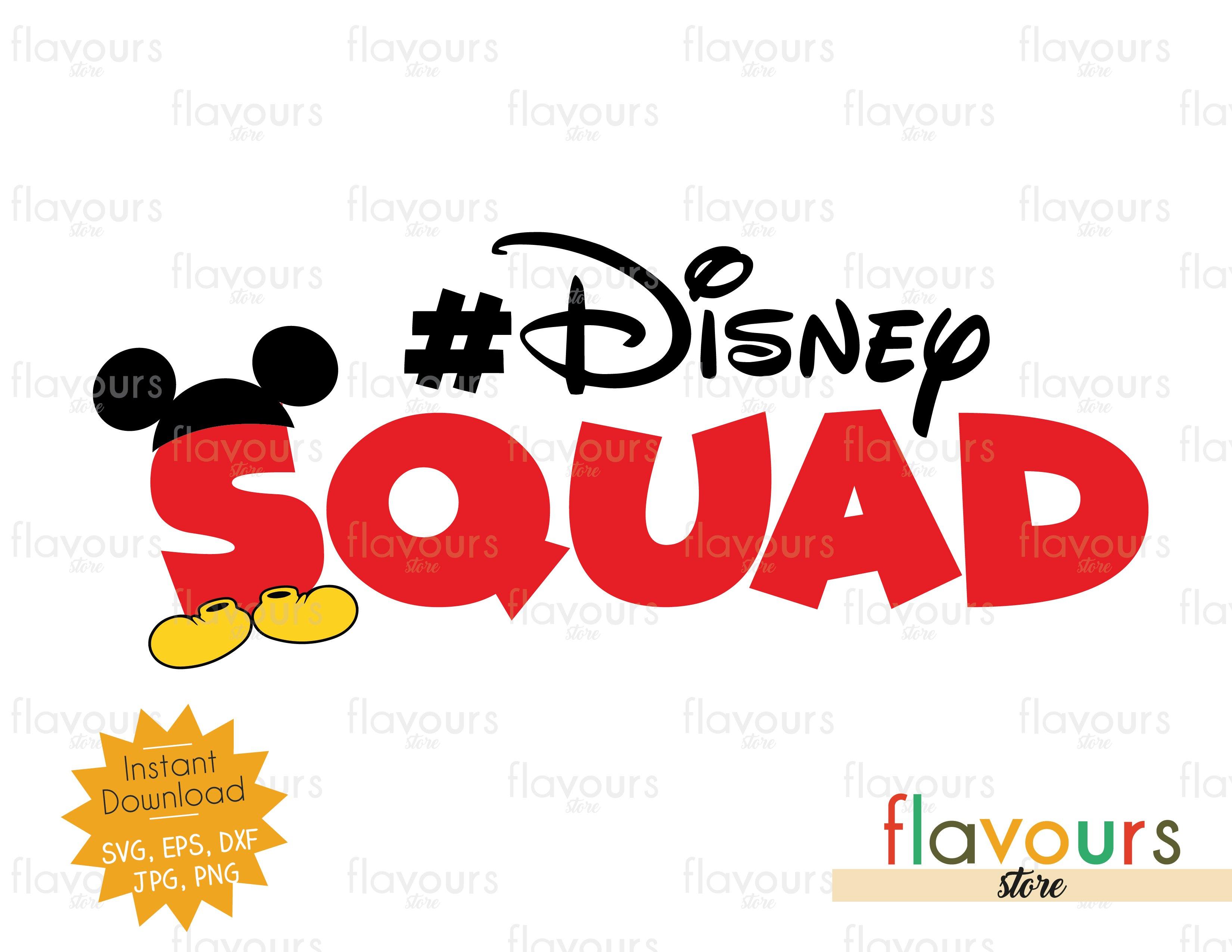 Disney Squad - Mickey Inspired - Instant Download - SVG Files