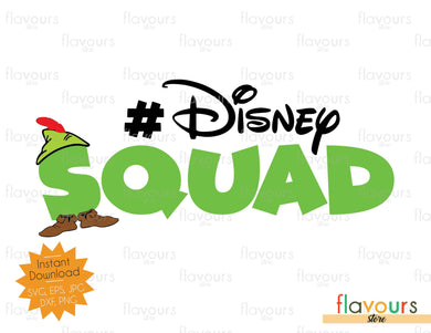 Disney Squad - Peter Pan Inspired - Instant Download - SVG Files - FlavoursStore