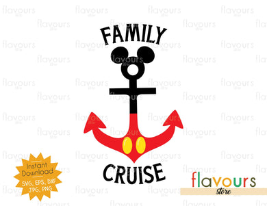 Family Cruise - Instant Download - SVG Cut File - FlavoursStore