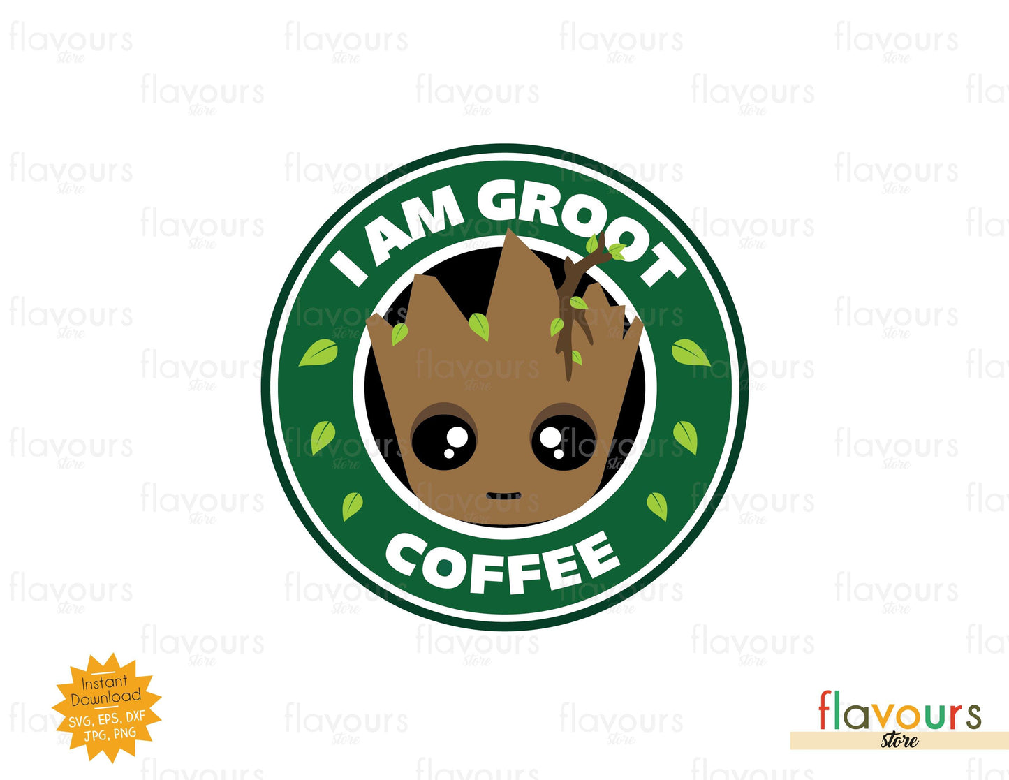 I am Groot Coffee - SVG Cut File - FlavoursStore
