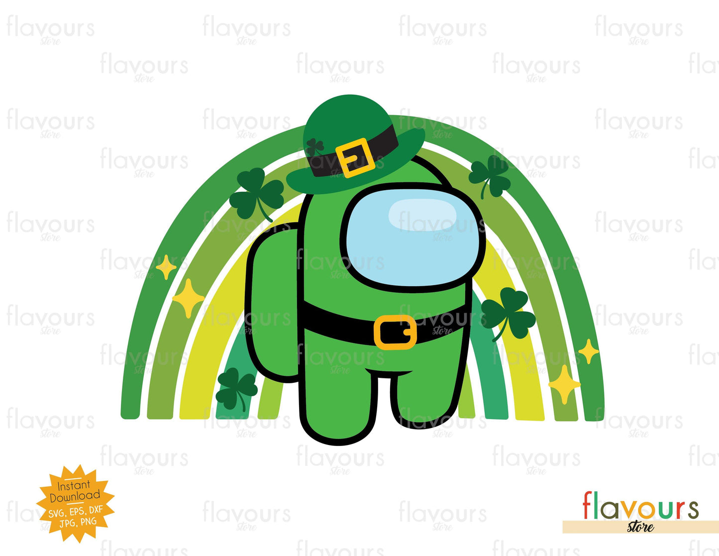 Irish Rainbow Among us - SVG Cut File - FlavoursStore