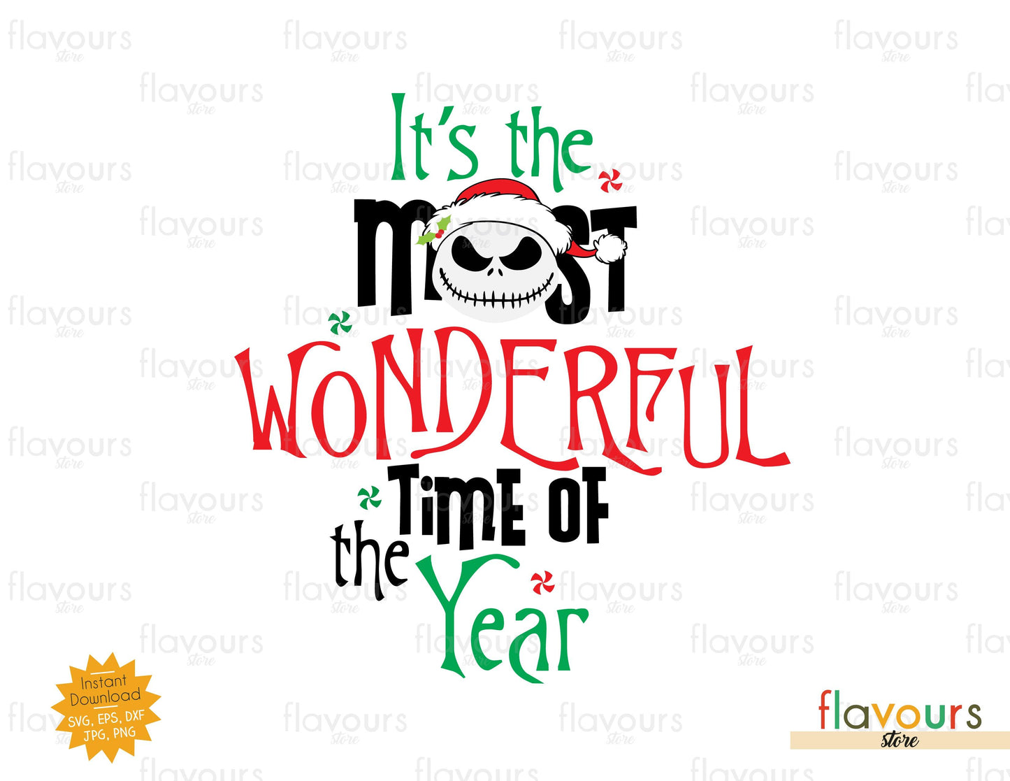 It's The Most Wonderful Time Of The Year - SVG Cut File - FlavoursStore