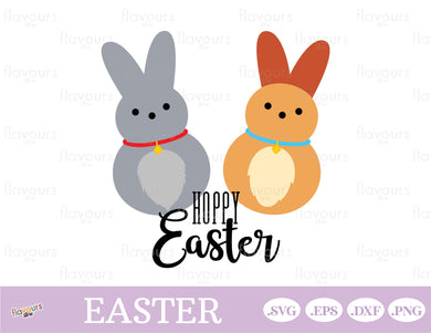 Hoppy Easter - Lady and the Tramp Bunny Peeps - SVG Cut Files - FlavoursStore