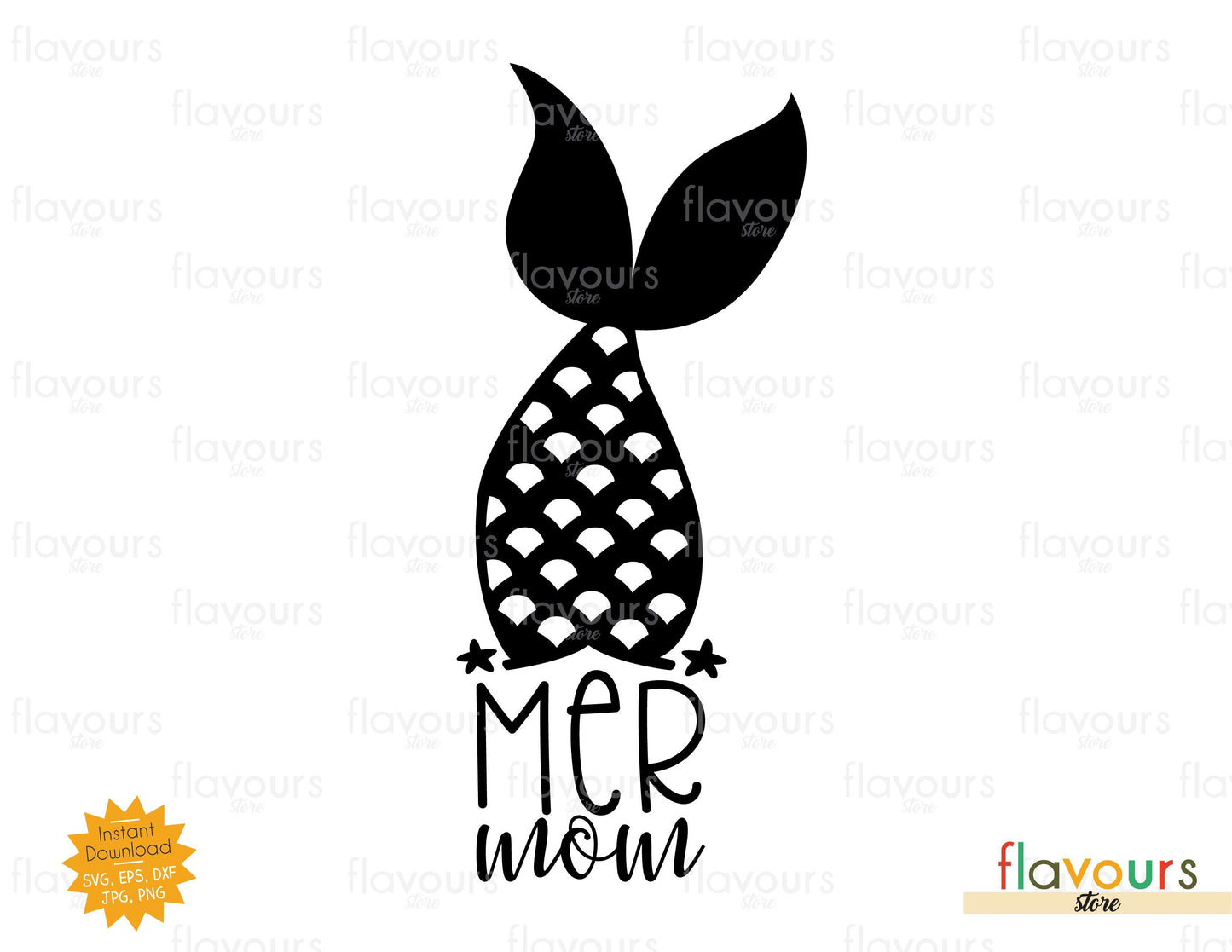 Mer Mom - SVG Cut File - FlavoursStore