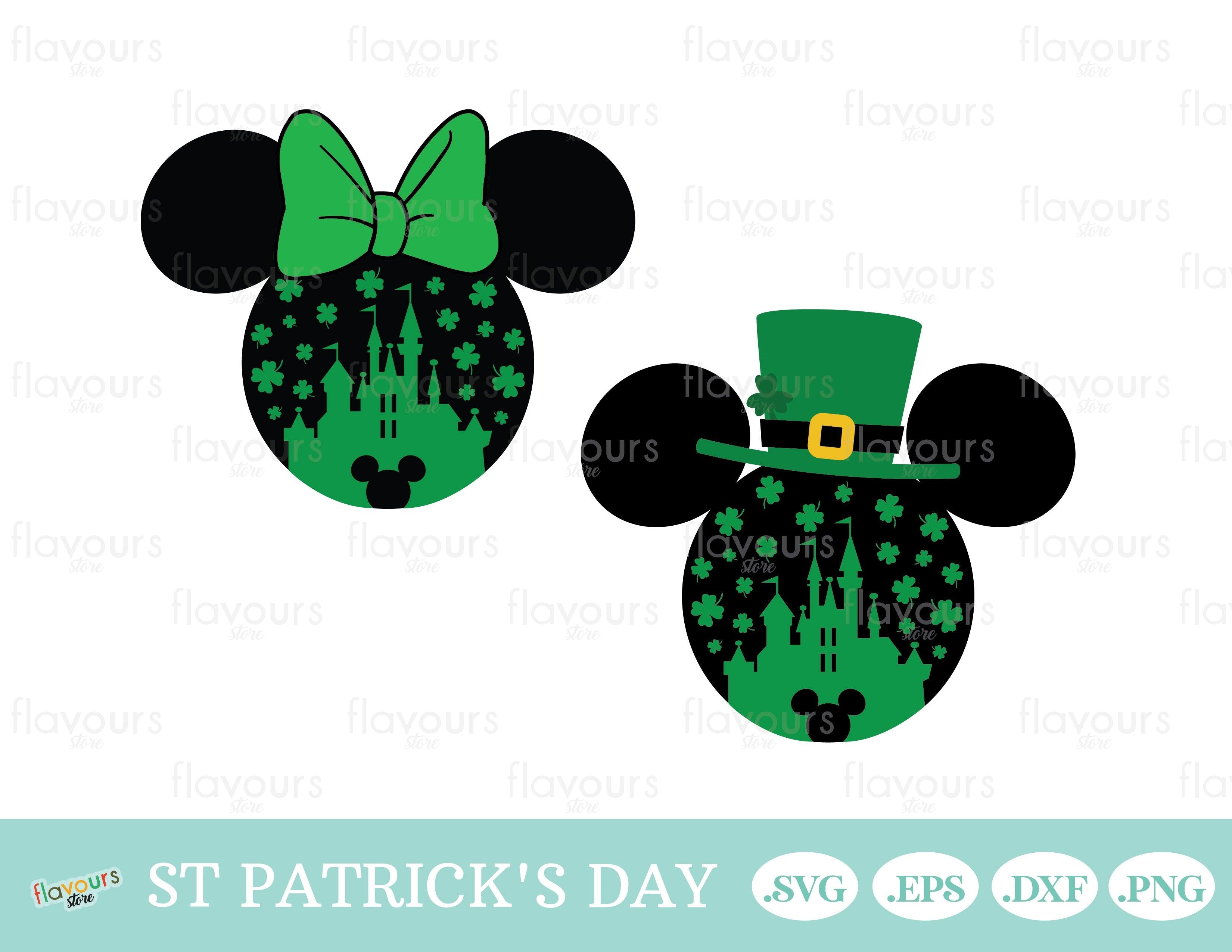 Minnie mouse lucky svg free, st patricks day svg, disney svg